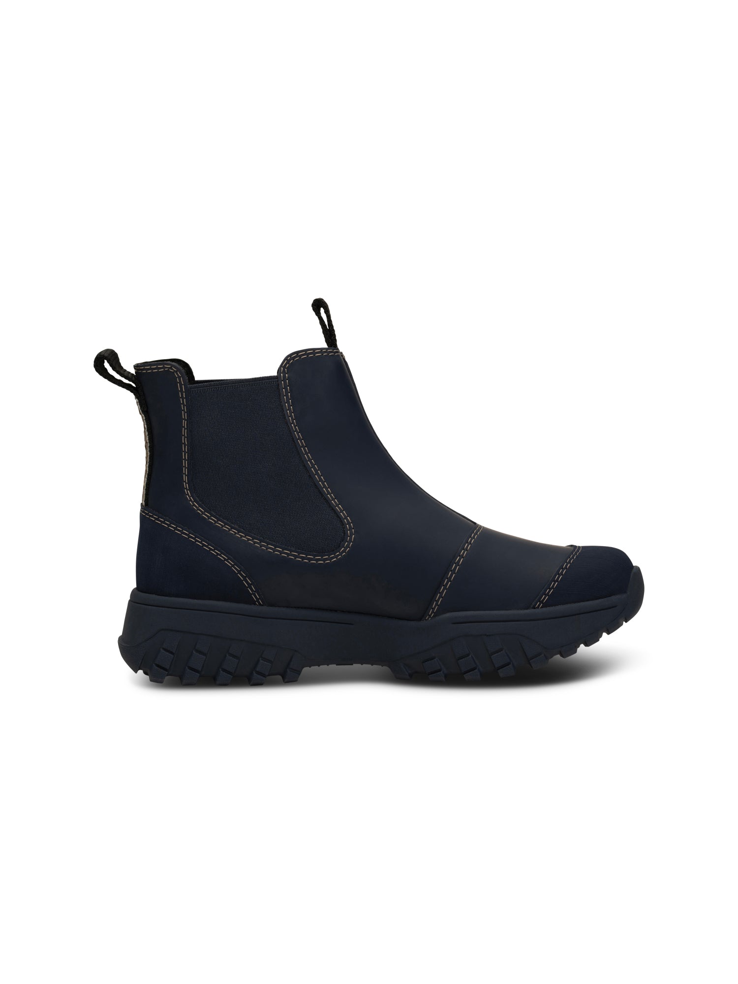 WODEN Magda Track Waterproof Rubber Boots 960 Dark Navy/Coffee Cream