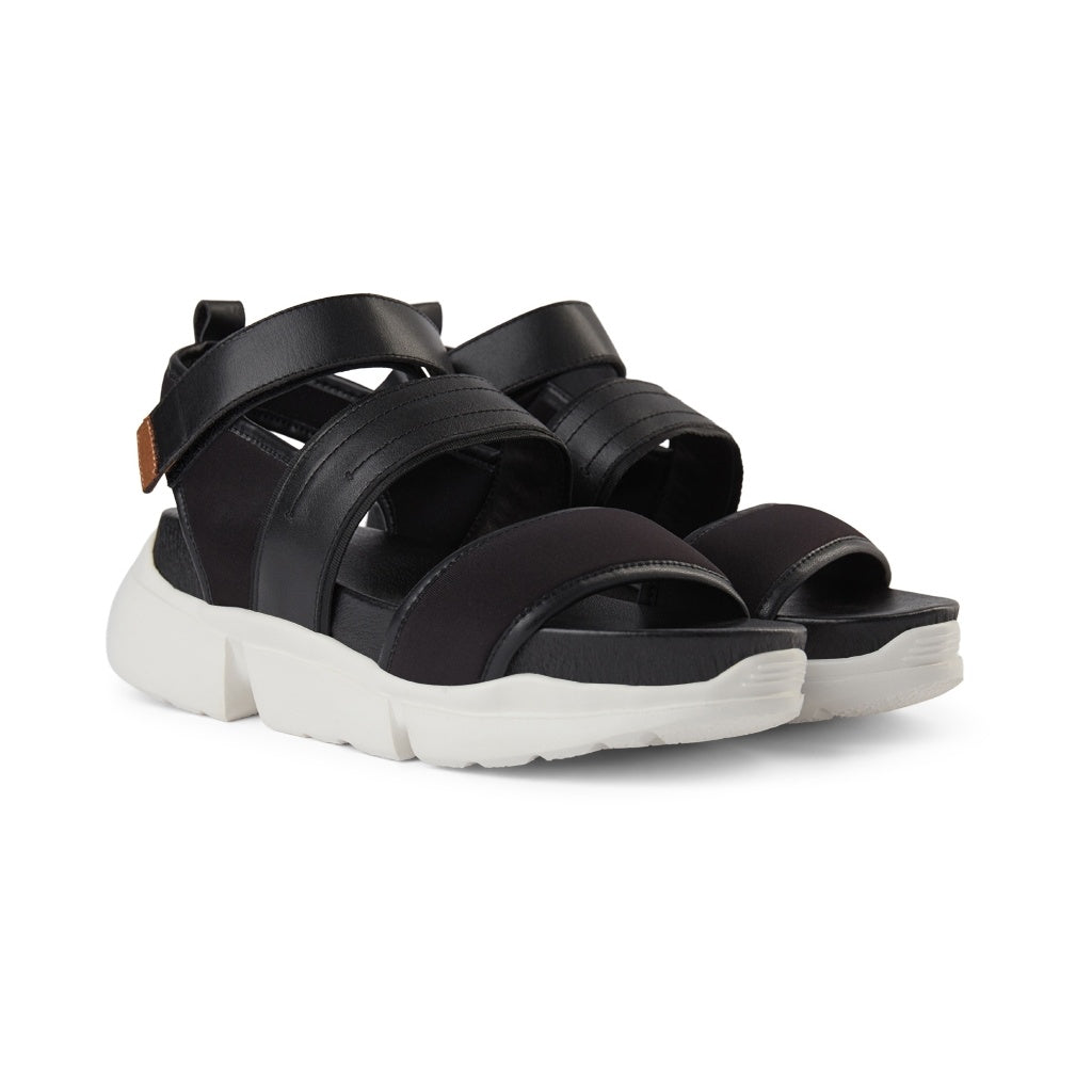 SHOE THE BEAR WOMENS Mala Sandal Flat Sandals 110 BLACK