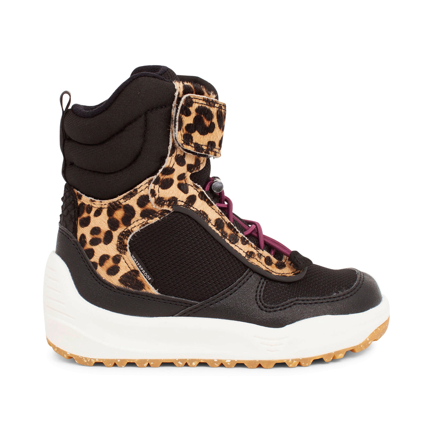WODEN KIDS Malik Midcut Boot Teen Boots 094 Black/Brown Leo