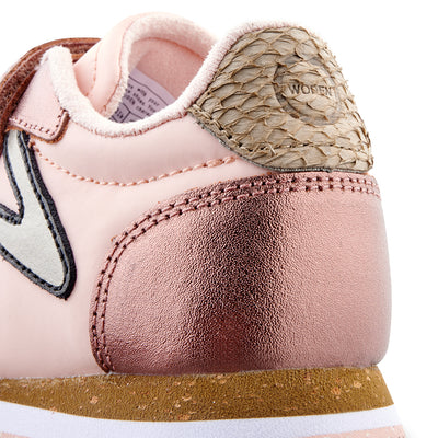 WODEN KIDS Manu Metallic Sneakers 769 Rose Bloom