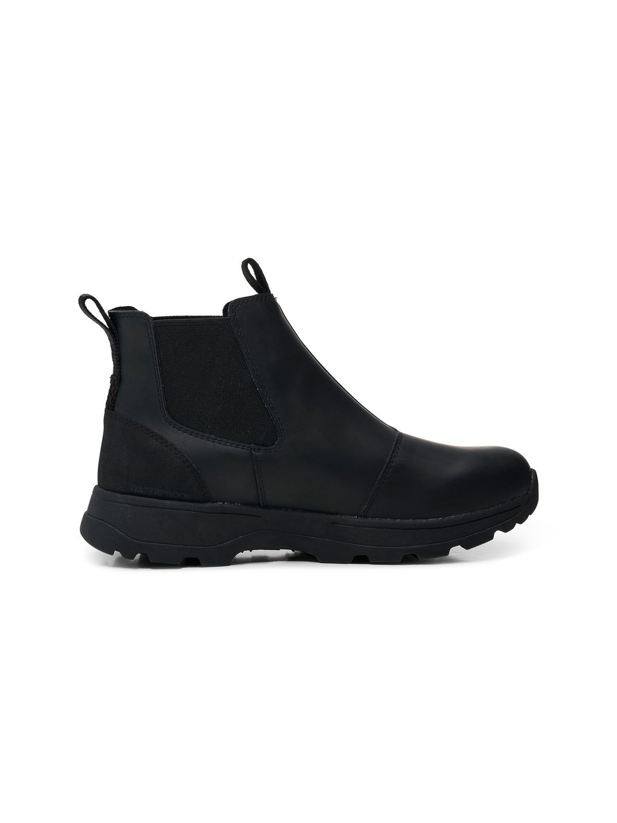 WODEN MENS Marvin Track Waterproof Reflective Rubber Boots 020 Black
