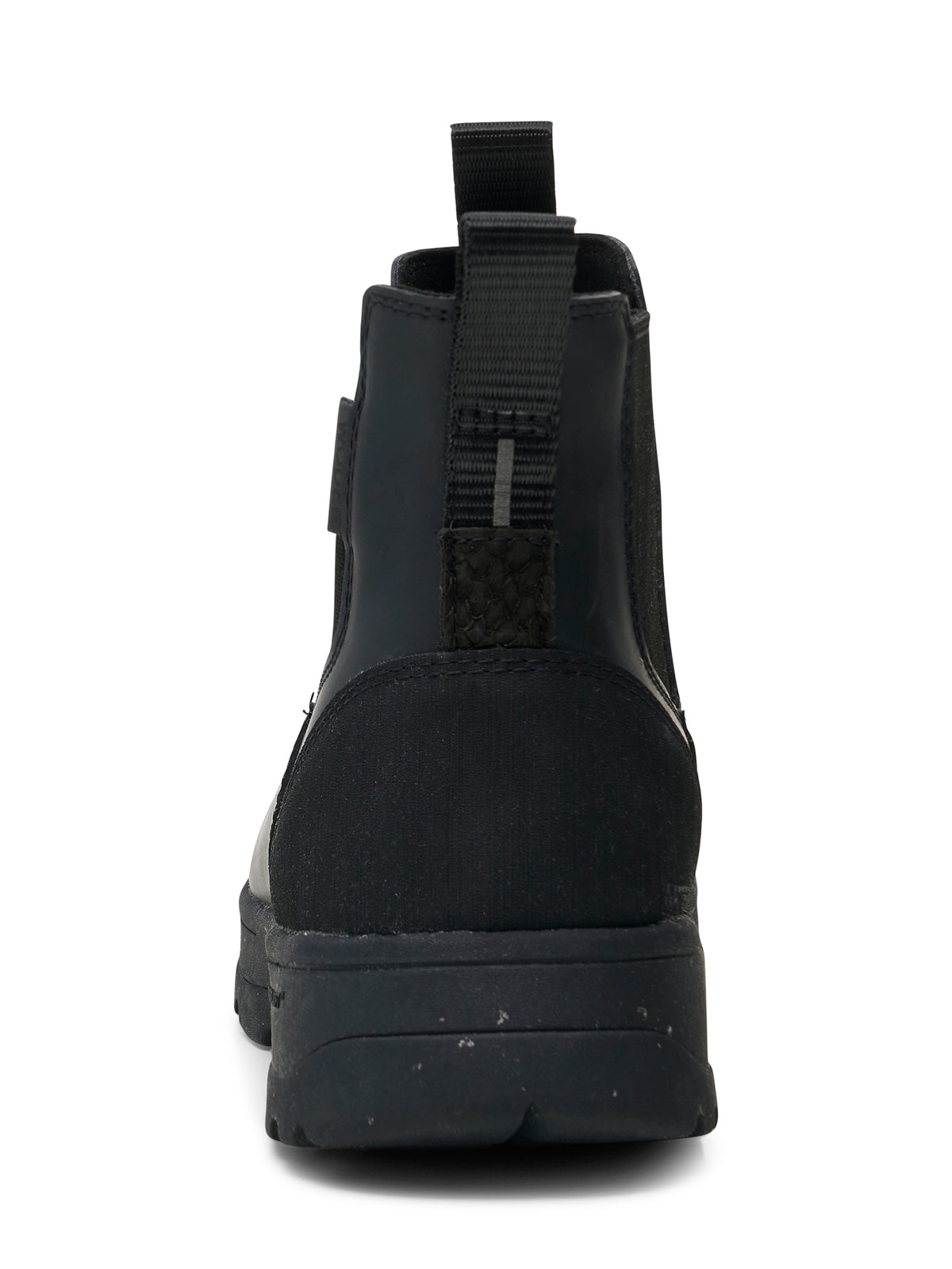 WODEN MENS Marvin Track Waterproof Reflective Rubber Boots 020 Black