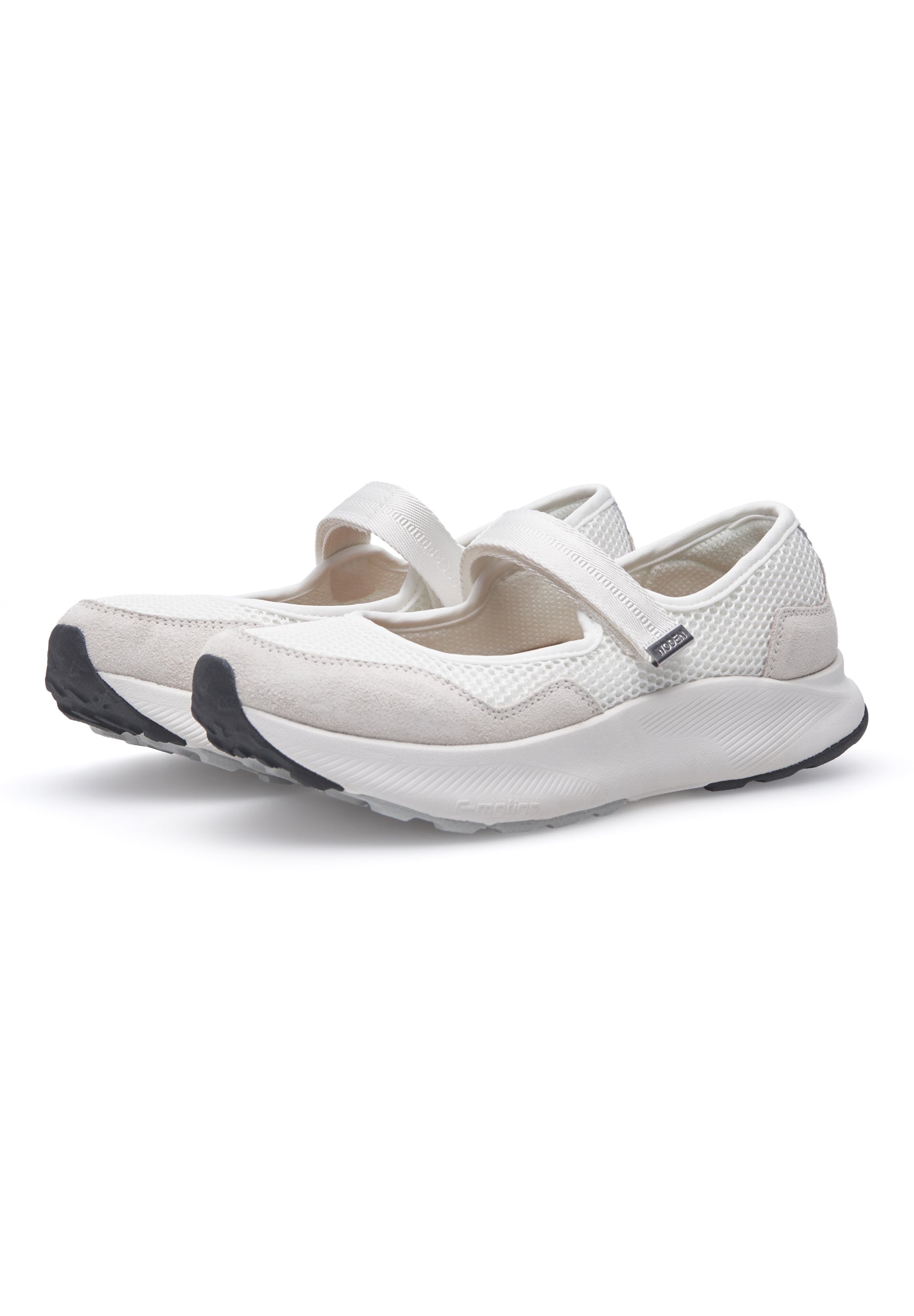 WODEN Mary Mesh Ballerina 511 Blanc de Blanc