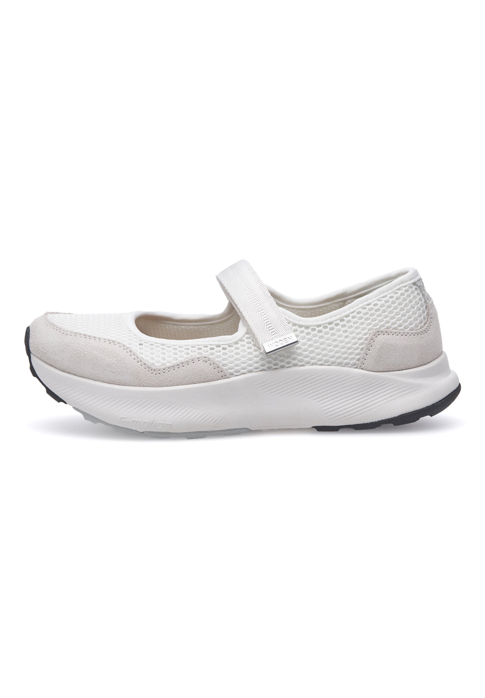 WODEN Mary Mesh Ballerina 511 Blanc de Blanc