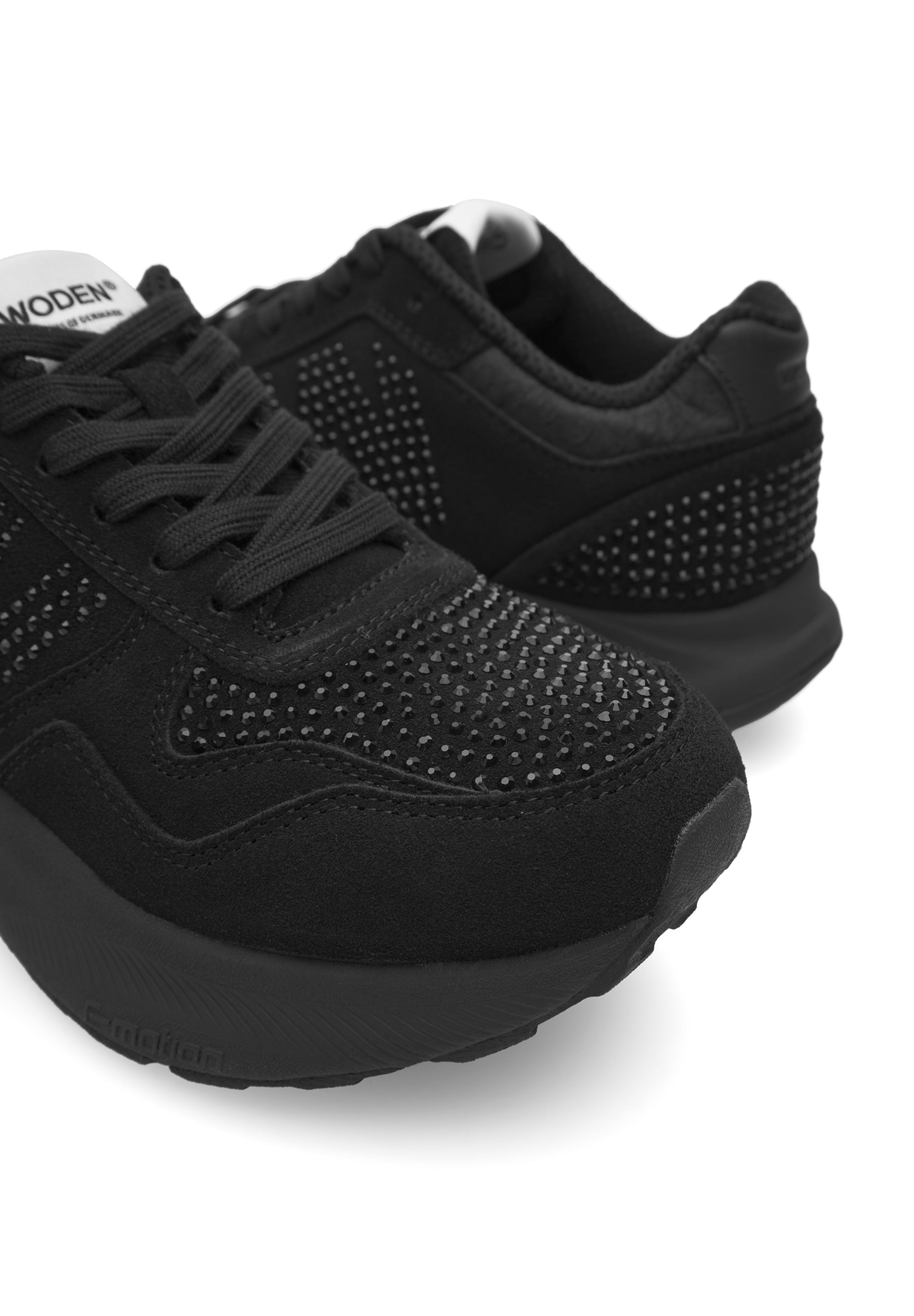 WODEN Mathilde Crystal Sneakers 020 Black