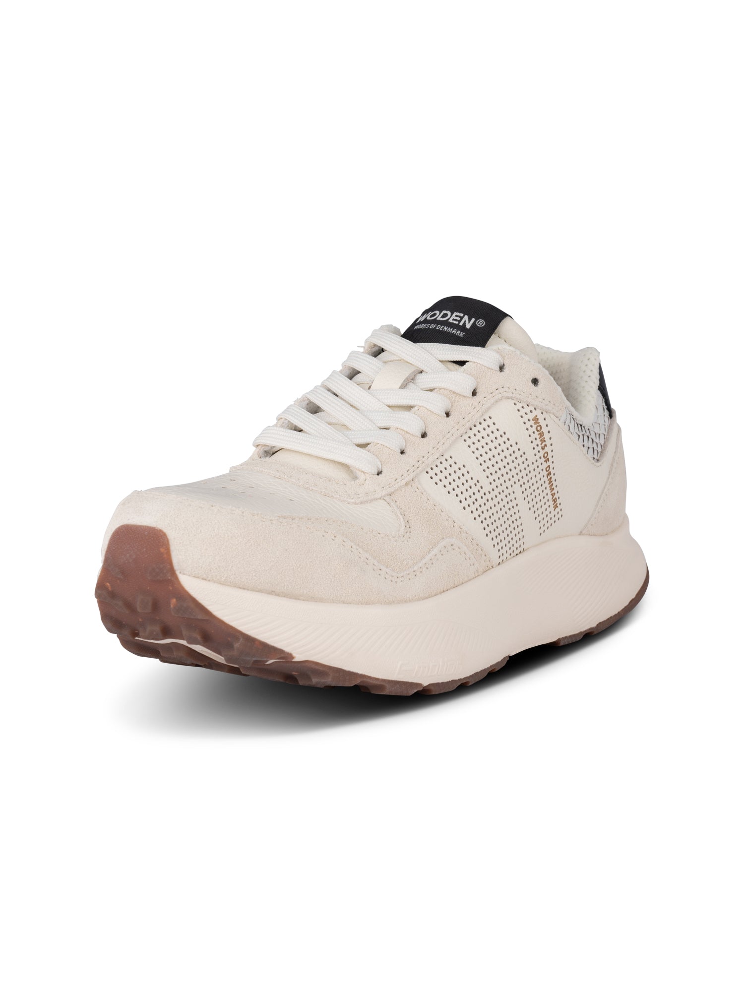 WODEN Mathilde Runner Leather Sneakers 511 Blanc de Blanc