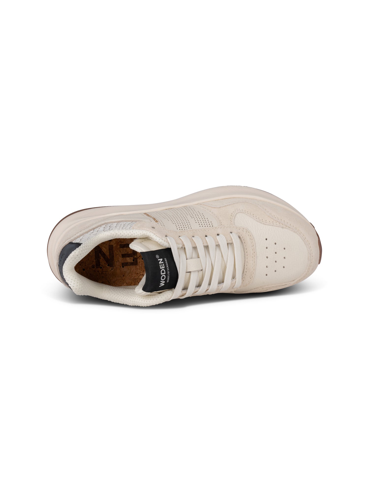 WODEN Mathilde Runner Leather Sneakers 511 Blanc de Blanc