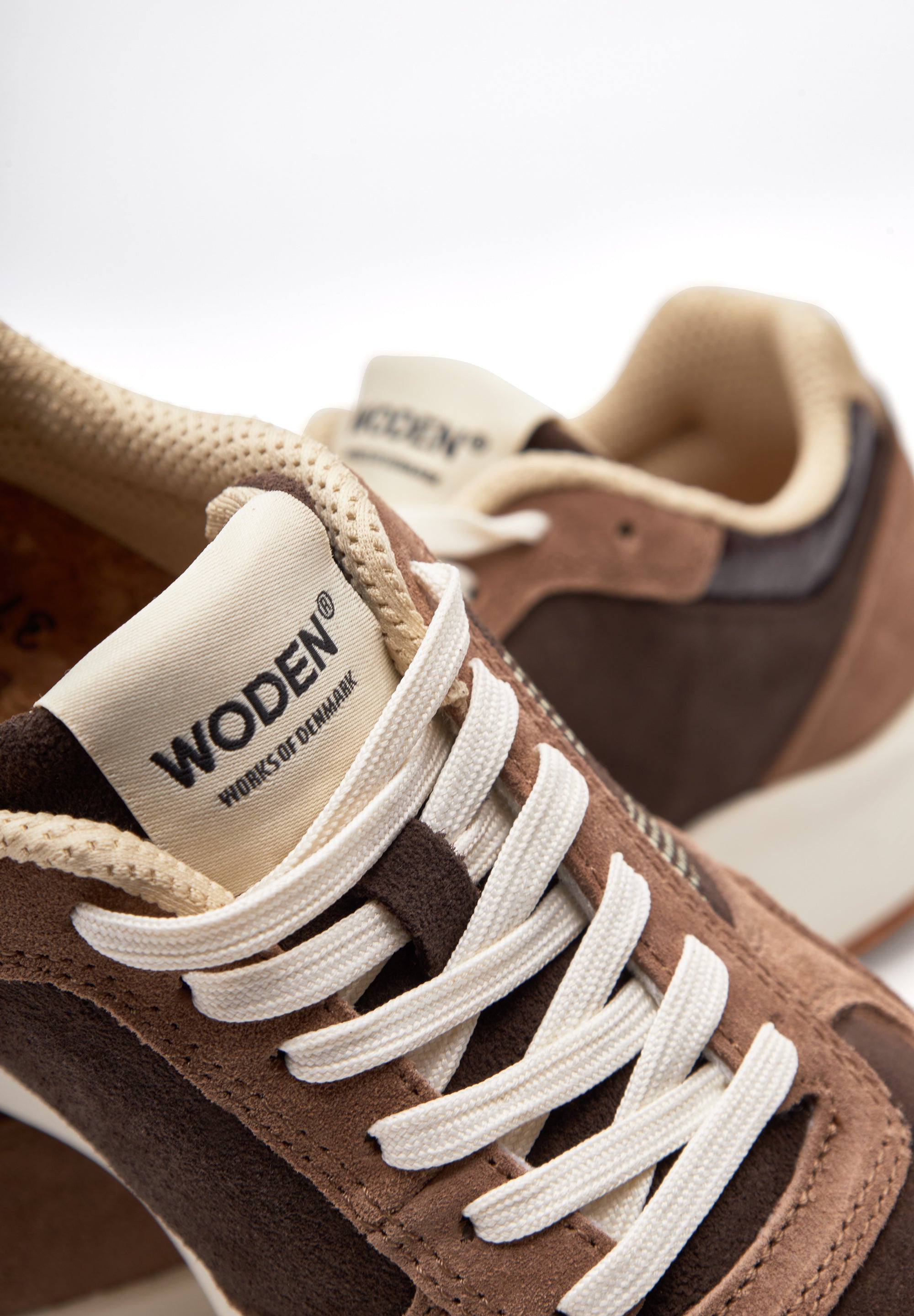 WODEN Mathilde Runner Suede Sneakers 550 Chocolate Multi