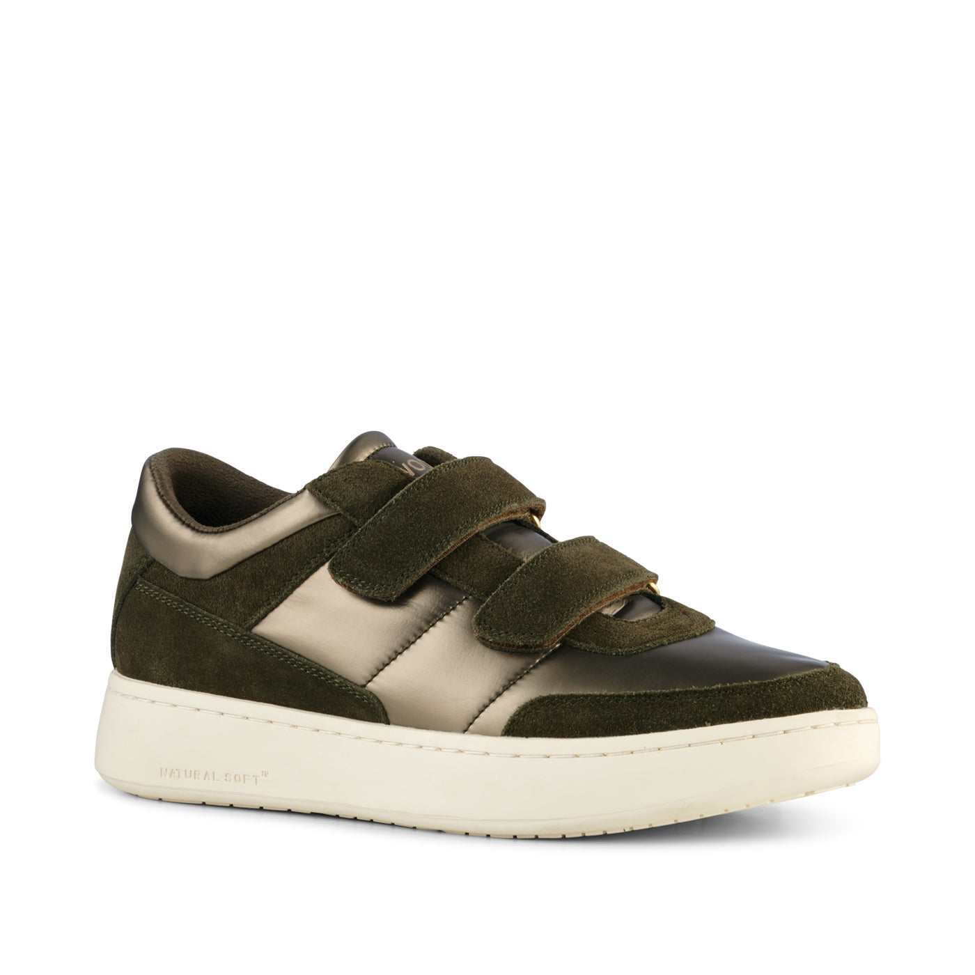 WODEN Monica Metallic Nylon Sneakers 788 Moss