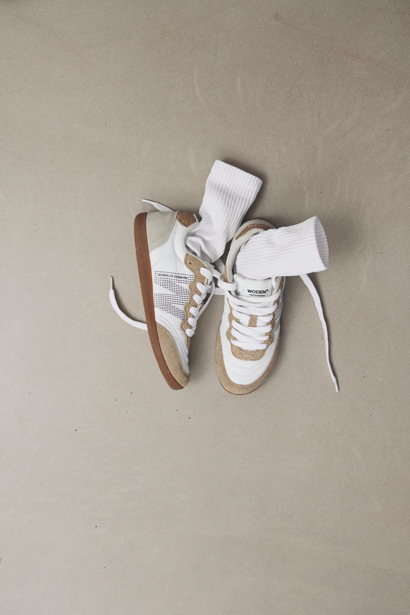 WODEN Nanna Sneakers 519 Blanc de Blanc Multi