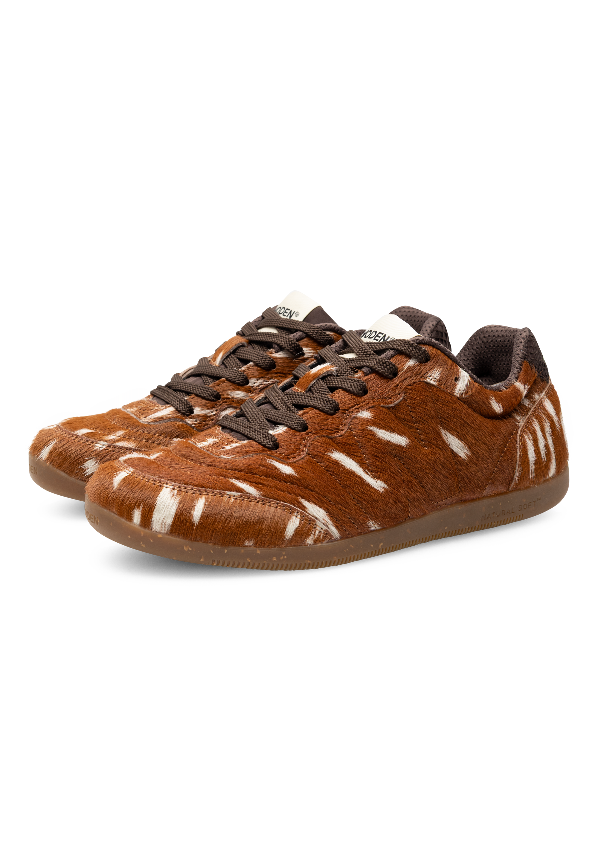 WODEN Nanna Animal Sneakers 528 Bambi Brown