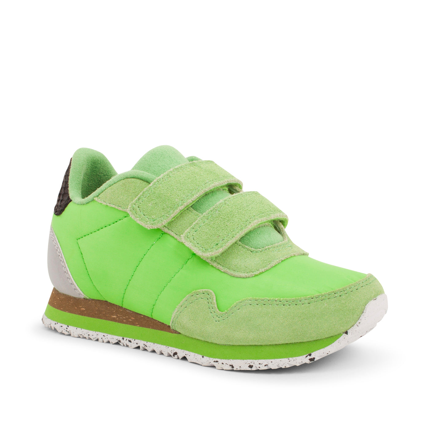 WODEN KIDS Nor Suede Sneakers 602 Neon Green