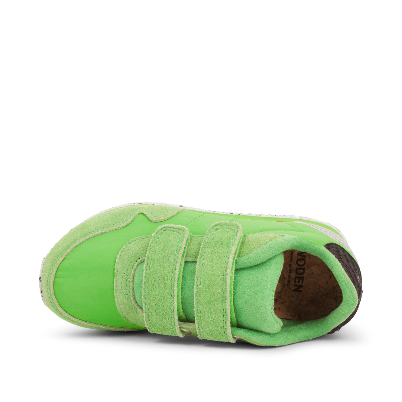 WODEN KIDS Nor Suede Sneakers 602 Neon Green