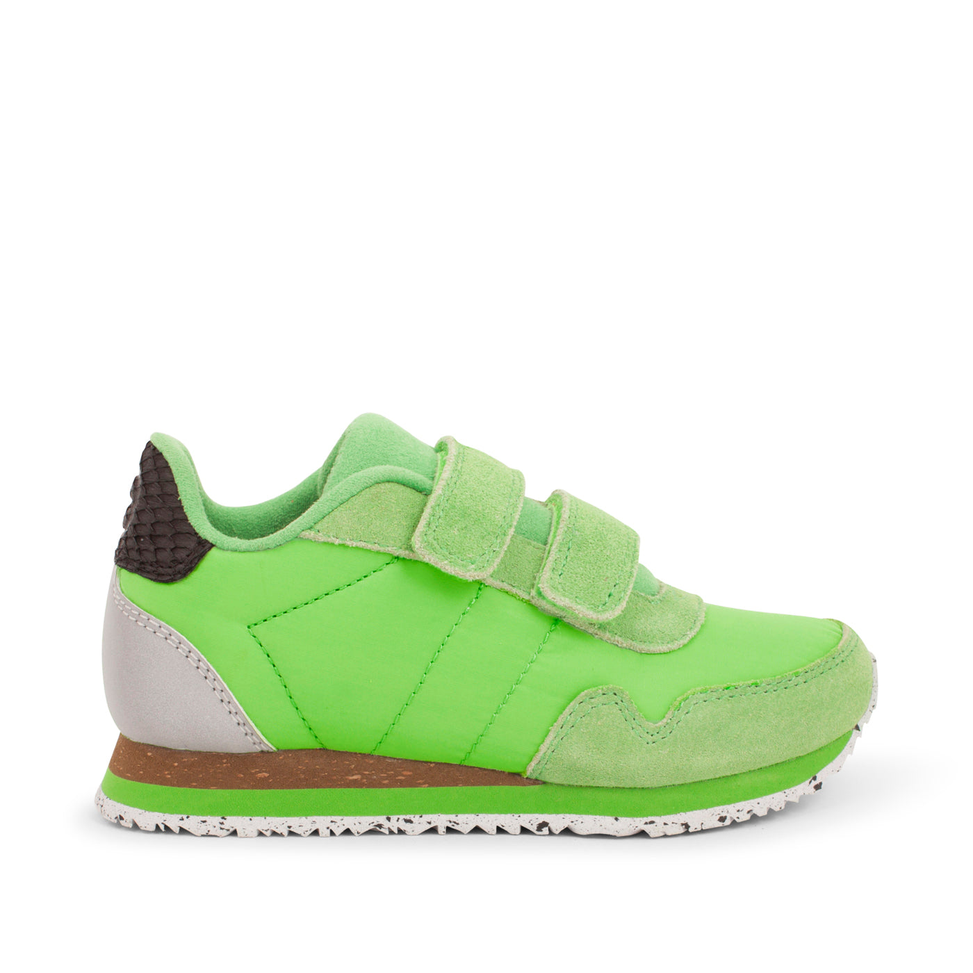 WODEN KIDS Nor Suede Sneakers 602 Neon Green