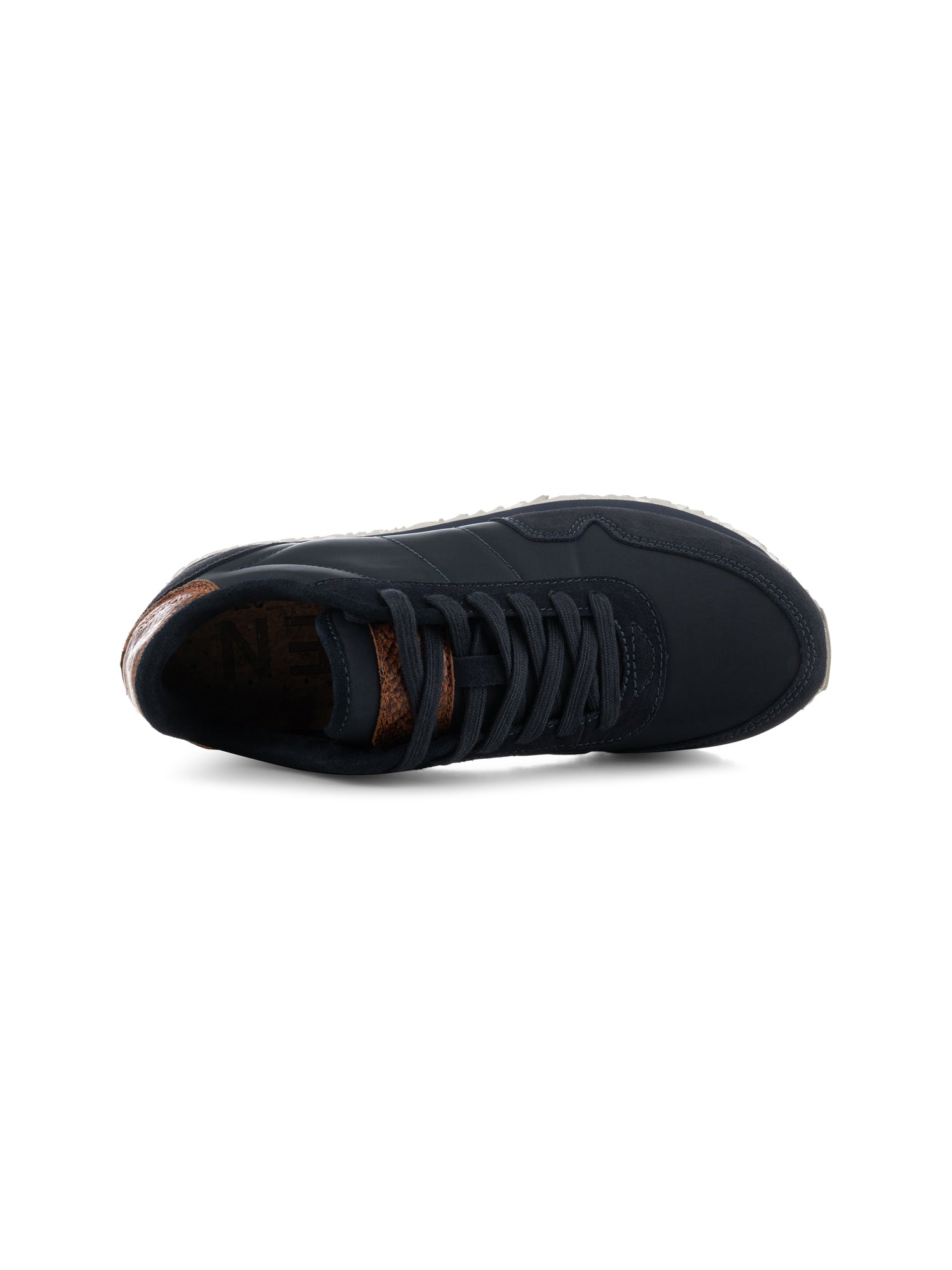 WODEN Nora III Leather Sneakers 009 Dark Navy