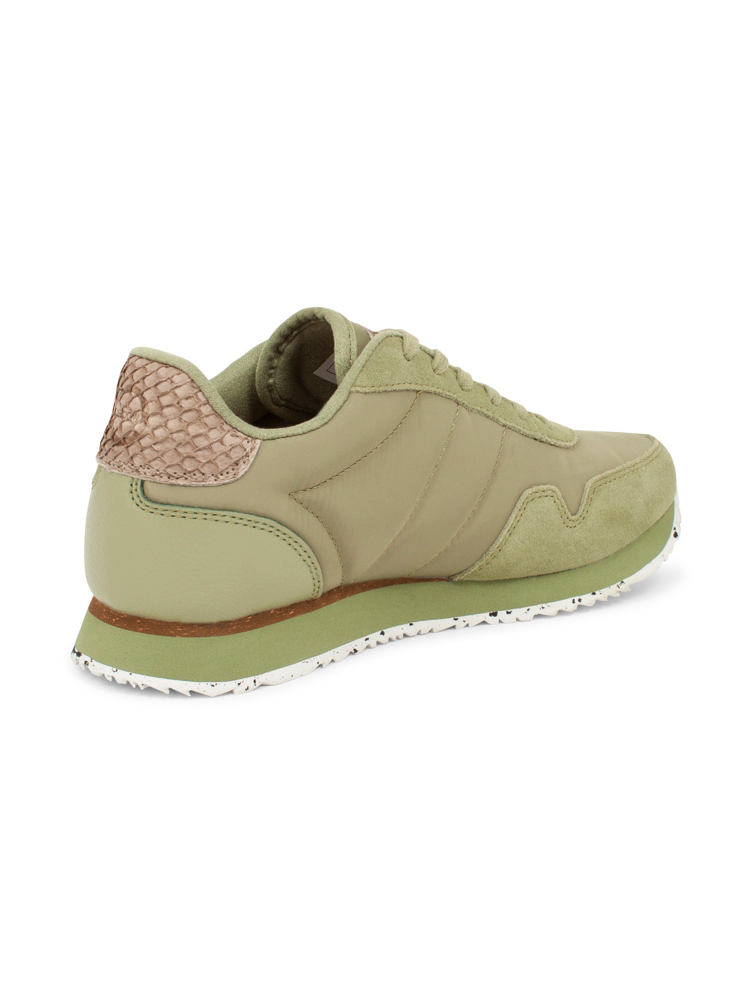 WODEN Nora III Leather Sneakers 306 Dusty Olive