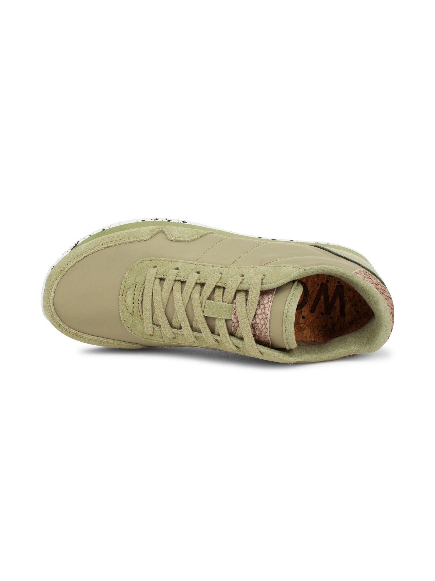 WODEN Nora III Leather Sneakers 306 Dusty Olive