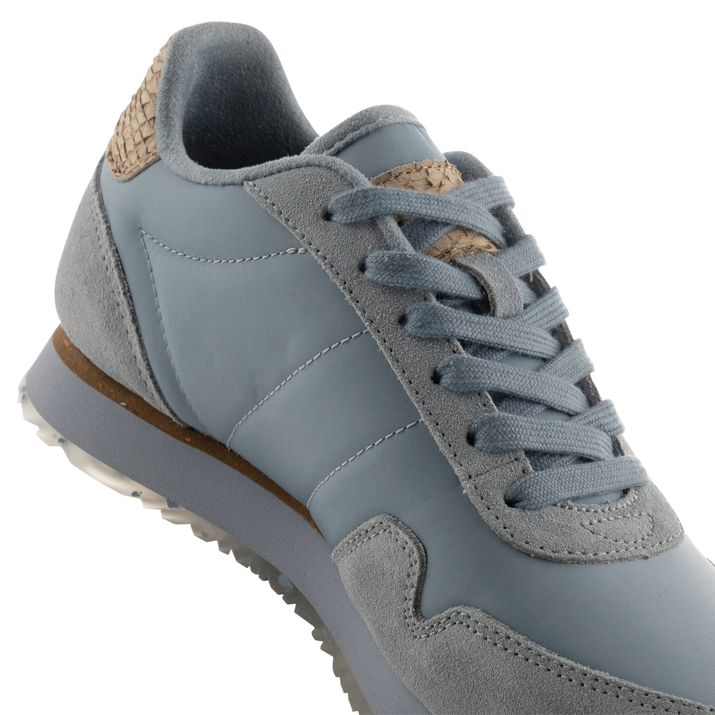 WODEN Nora III Leather Sneakers 853 Dove Blue