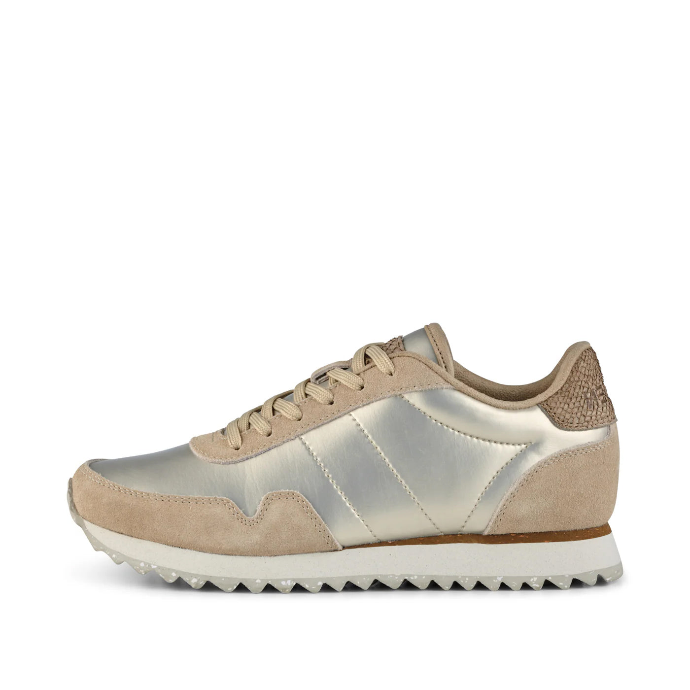 WODEN Nora III Metallic Nylon Sneakers 400 Champagne