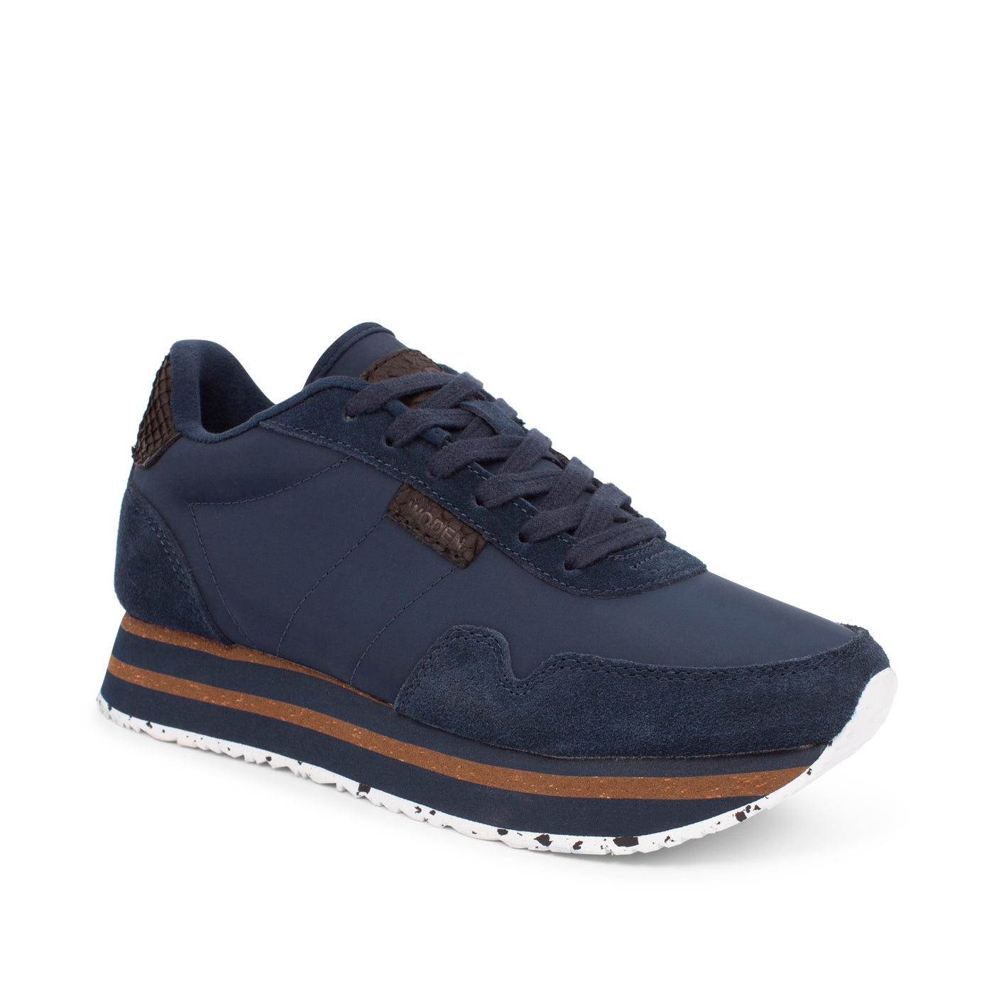 WODEN Nora III Plateau Sneakers 010 Navy