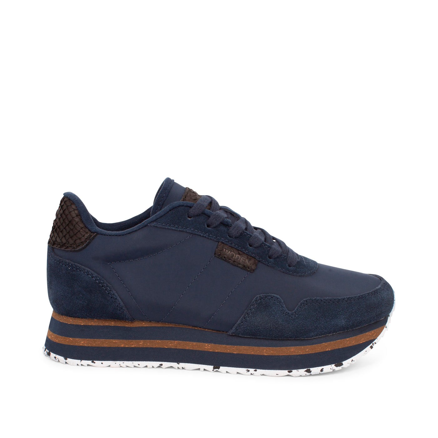 WODEN Nora III Plateau Sneakers 010 Navy