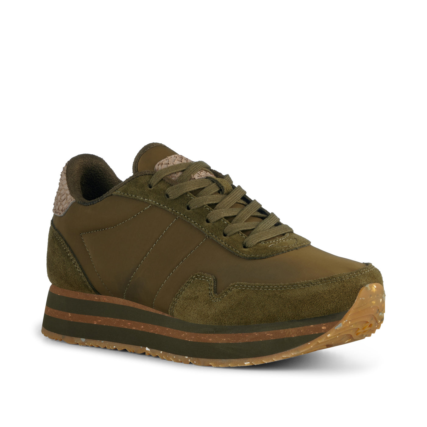 WODEN Nora III Plateau Sneakers 295 Dark Olive
