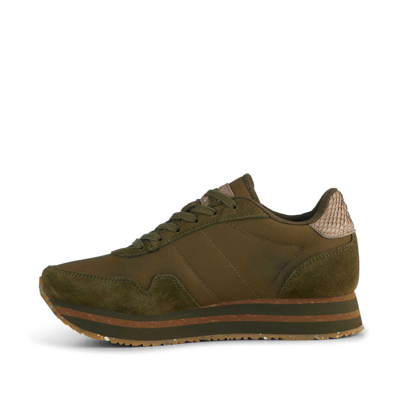 WODEN Nora III Plateau Sneakers 295 Dark Olive