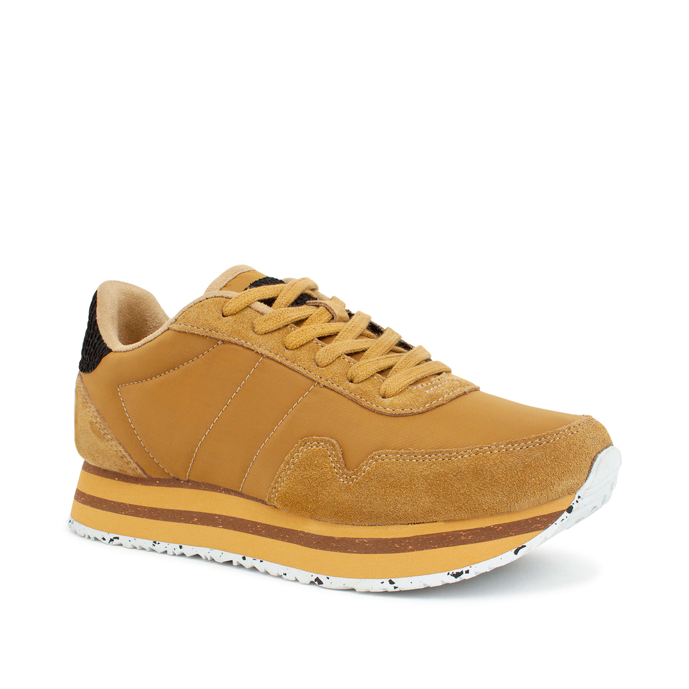 WODEN Nora III Plateau Sneakers 639 Ecru Olive