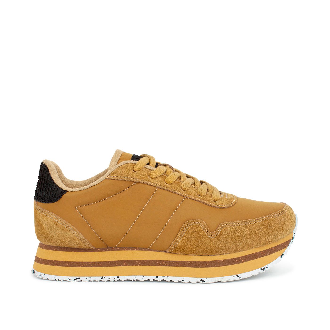 WODEN Nora III Plateau Sneakers 639 Ecru Olive