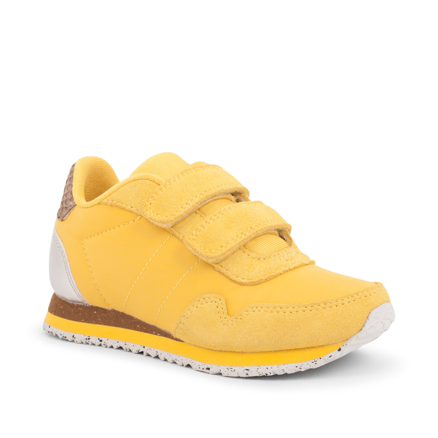 WODEN KIDS Nora Metallic Heel Sneakers 607 Super Lemon