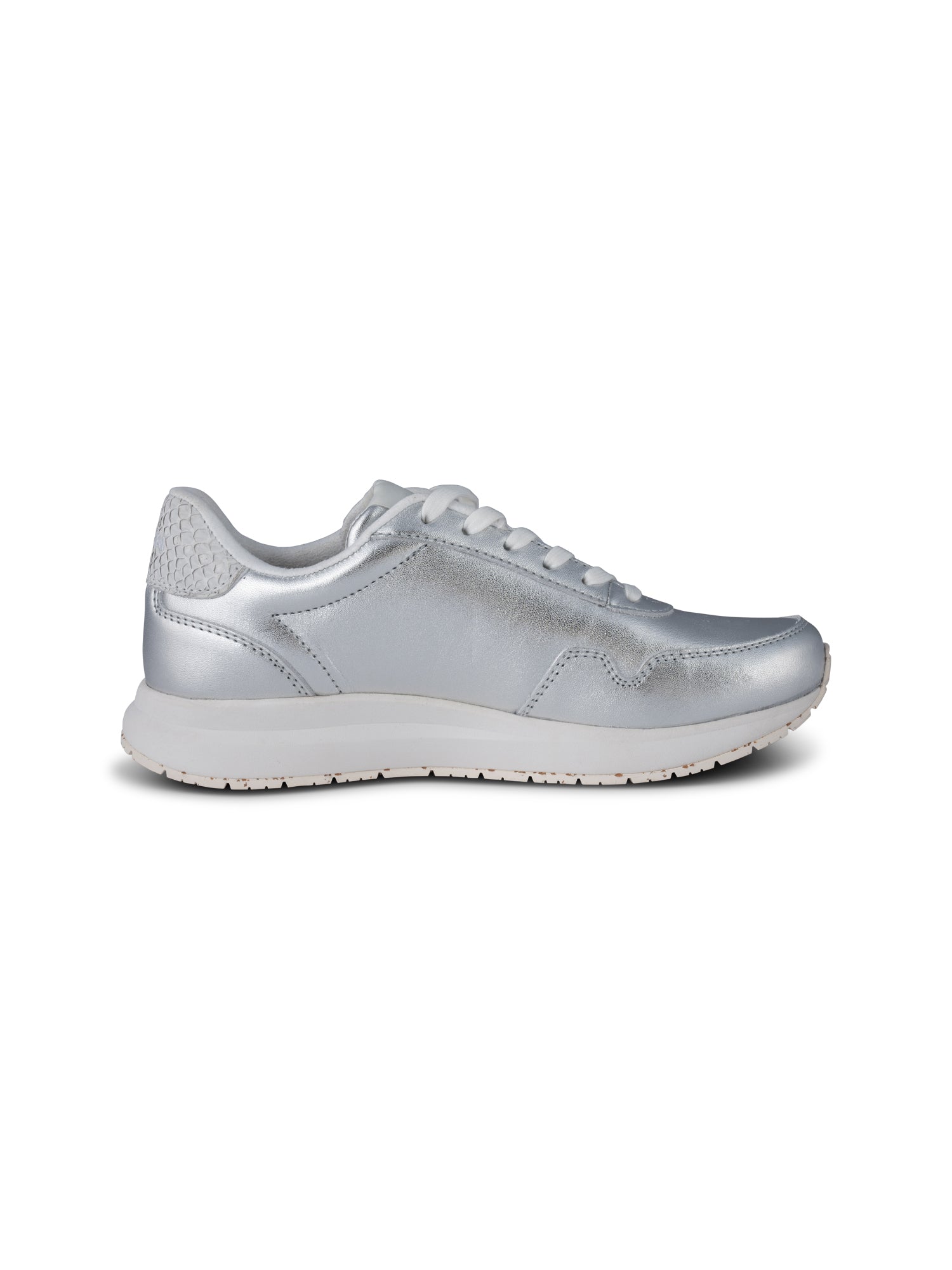 WODEN Nora Natural Soft Metallic Sneakers 039 Silver