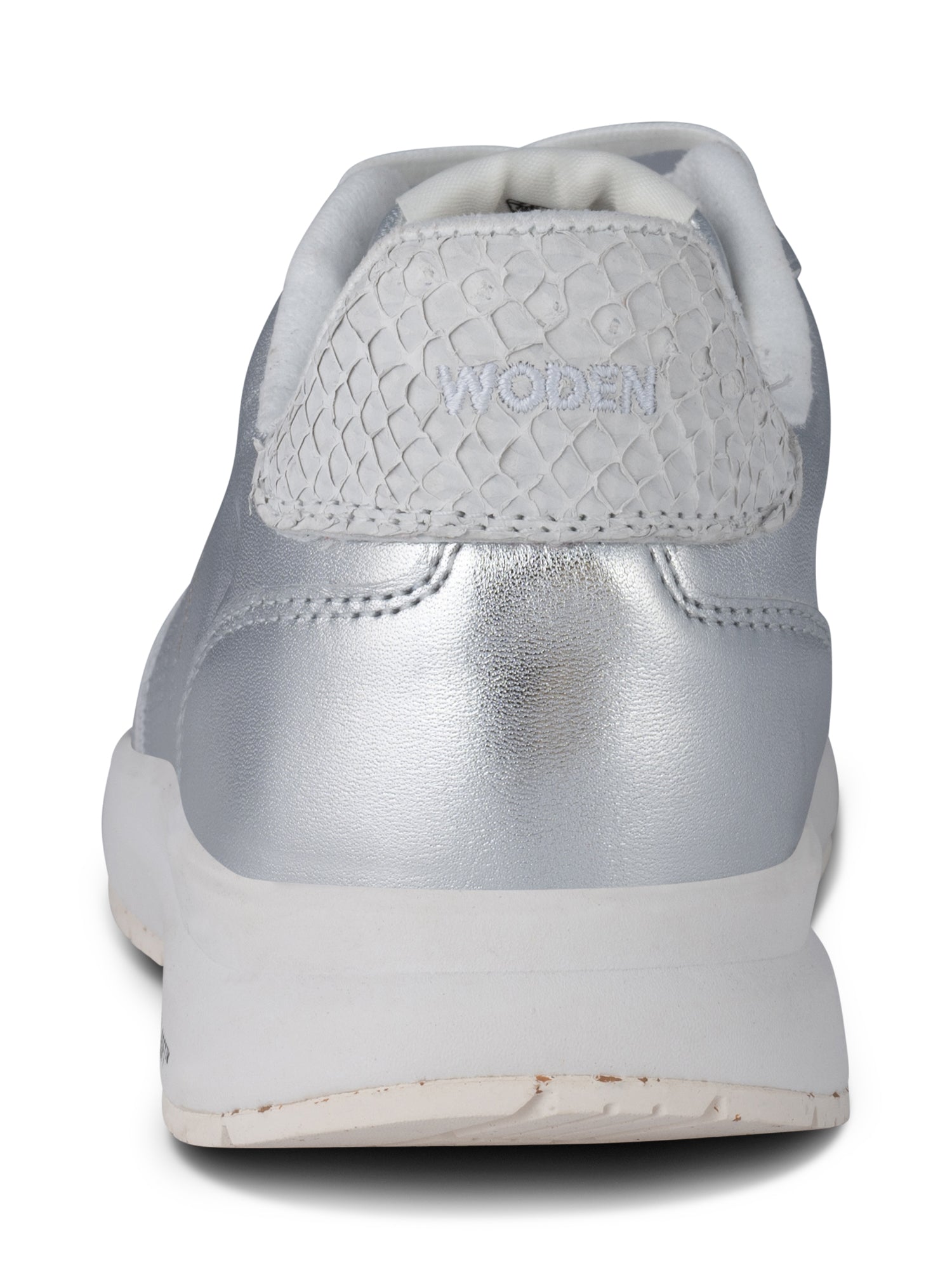 WODEN Nora Natural Soft Metallic Sneakers 039 Silver