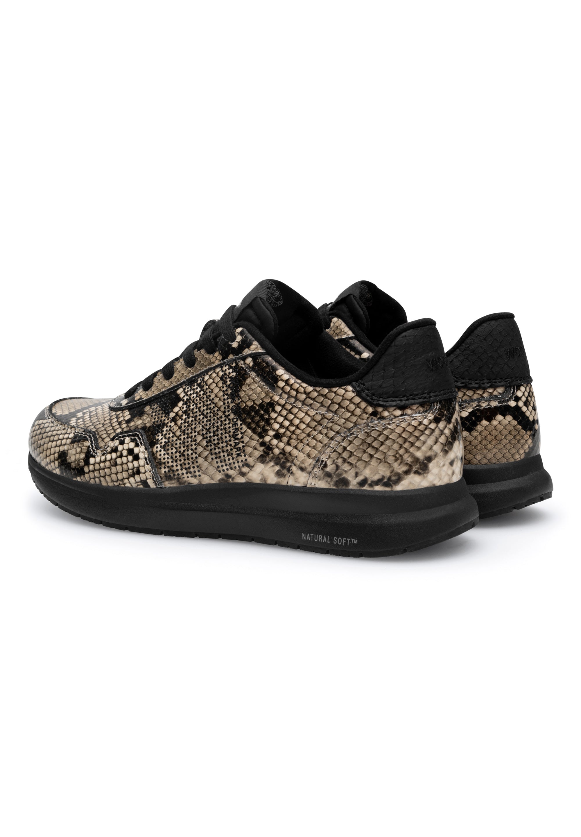WODEN Nora Natural Soft Snake Sneakers 856 Snake