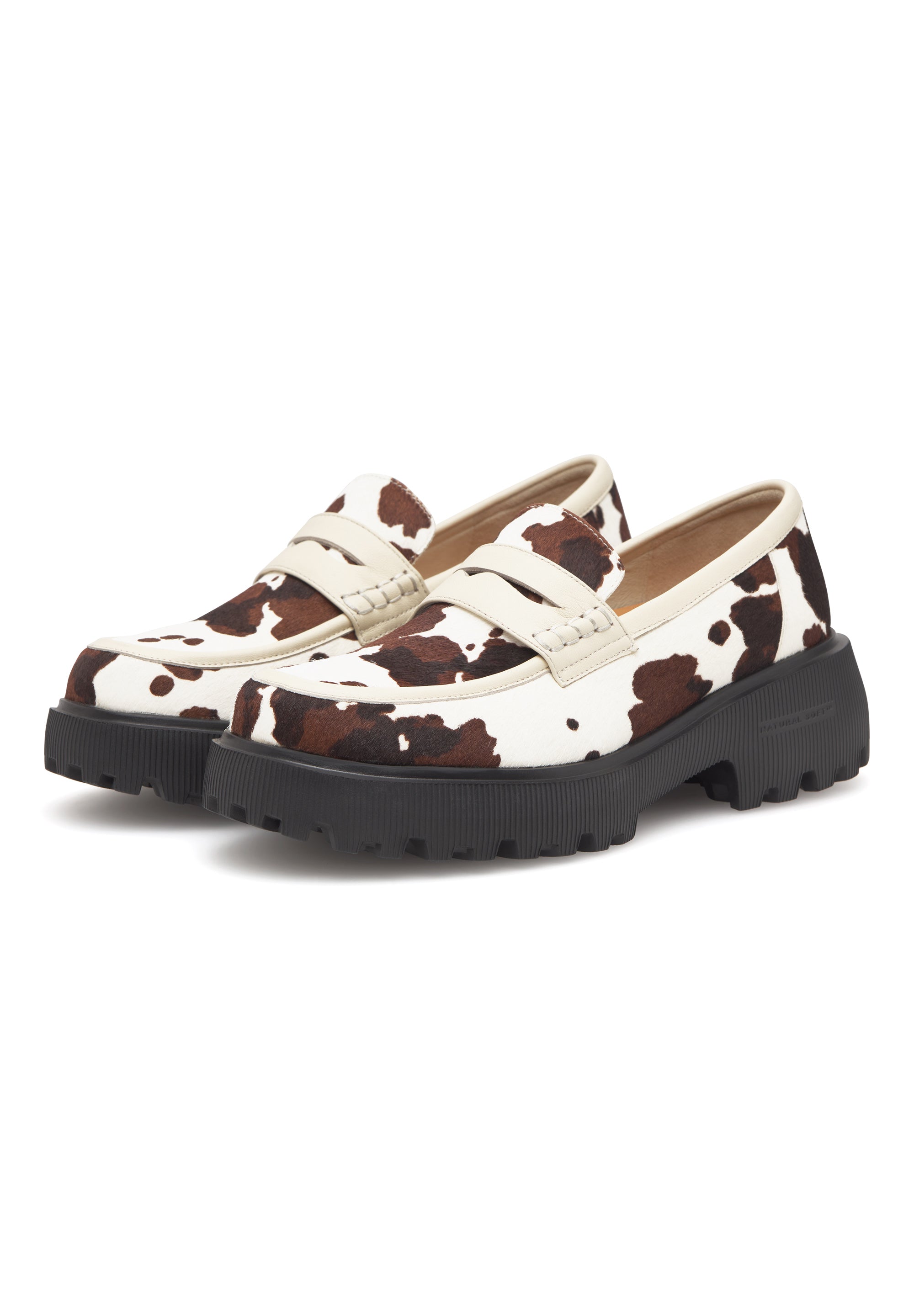 WODEN STB WOMENS Posey Animal Loafers 357 Cow