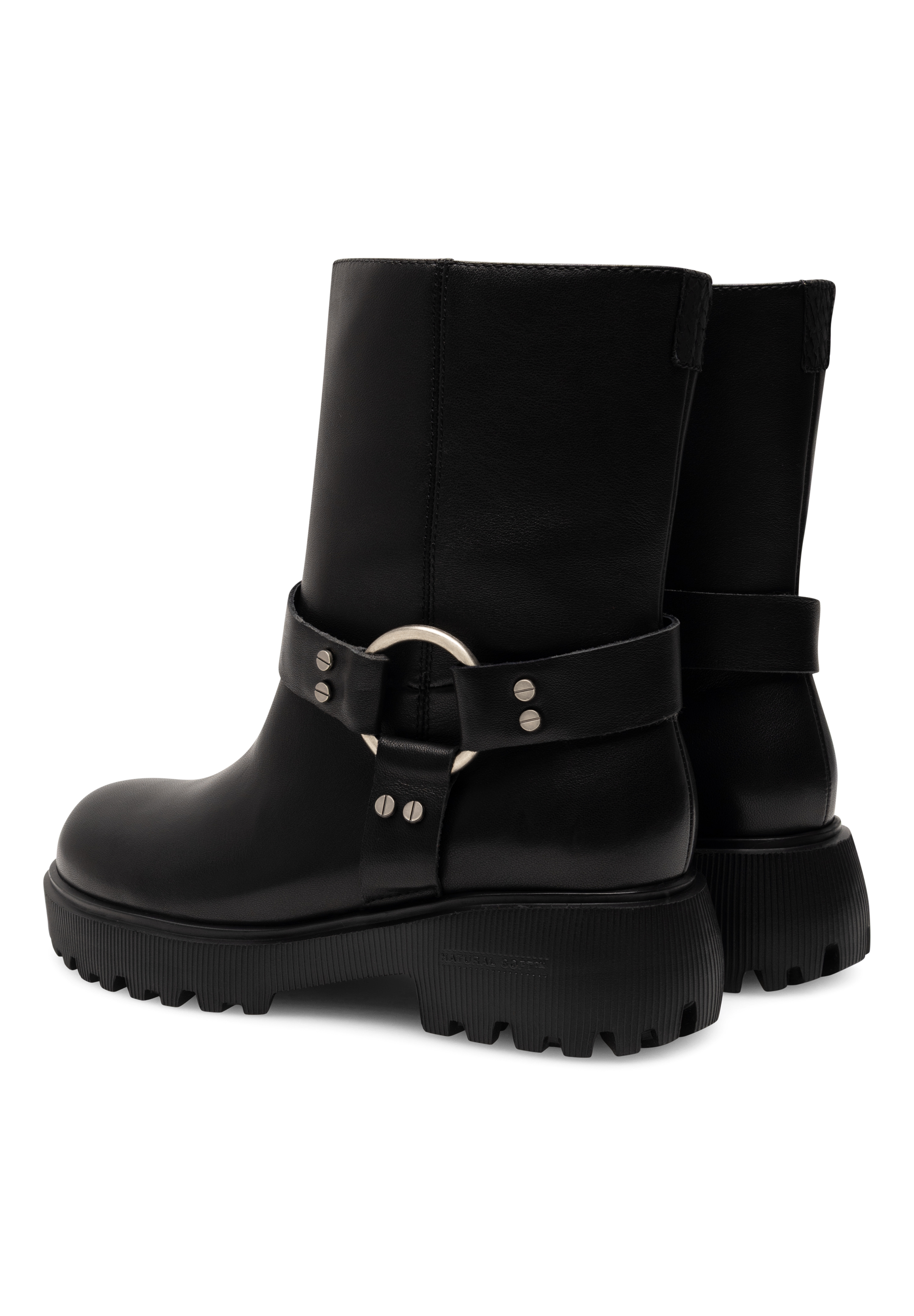 WODEN STB WOMENS Posey Biker Boots 020 Black