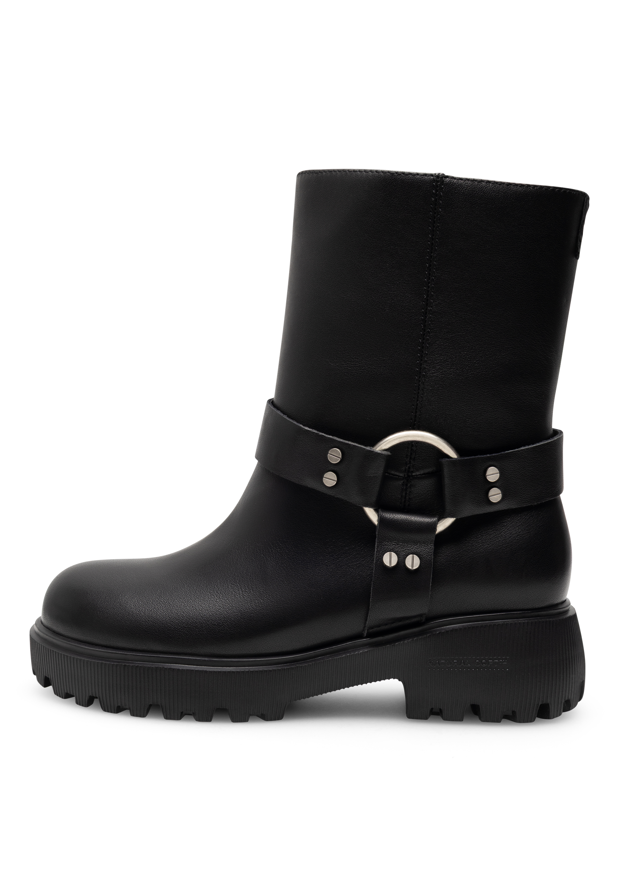 WODEN STB WOMENS Posey Biker Boots 020 Black