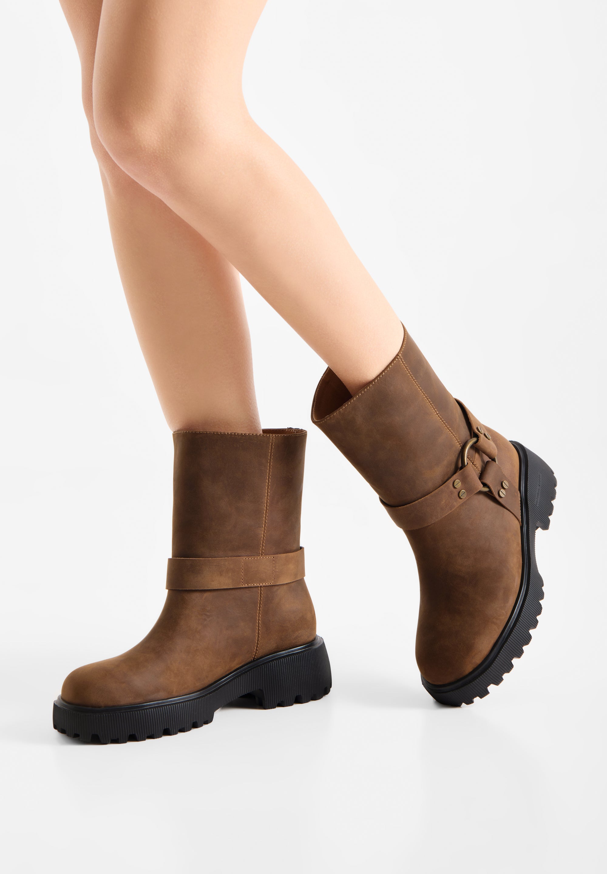 WODEN STB WOMENS Posey Biker L Boots 539 Cacao