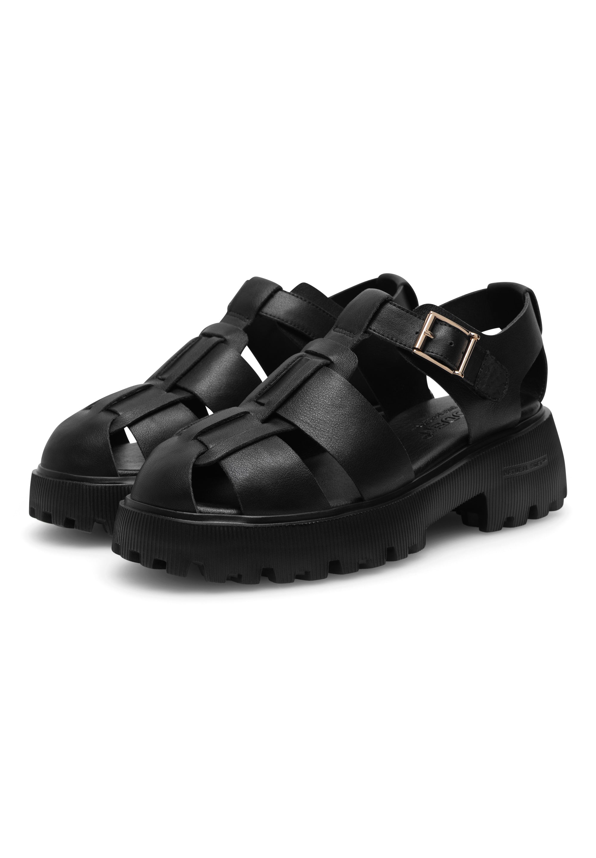 WODEN STB WOMENS Posey Fisherman Sandals 020 Black