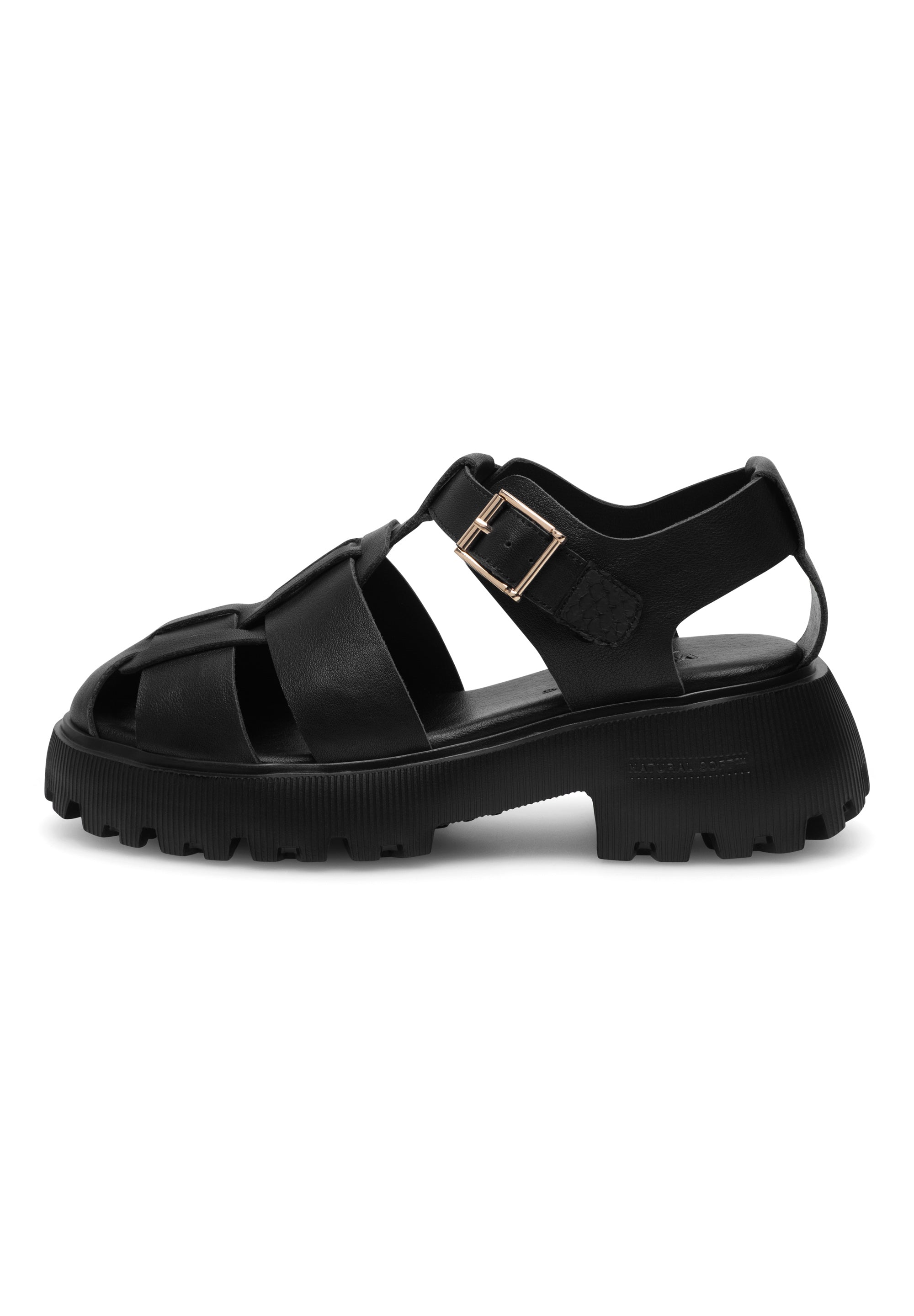 WODEN STB WOMENS Posey Fisherman Sandals 020 Black