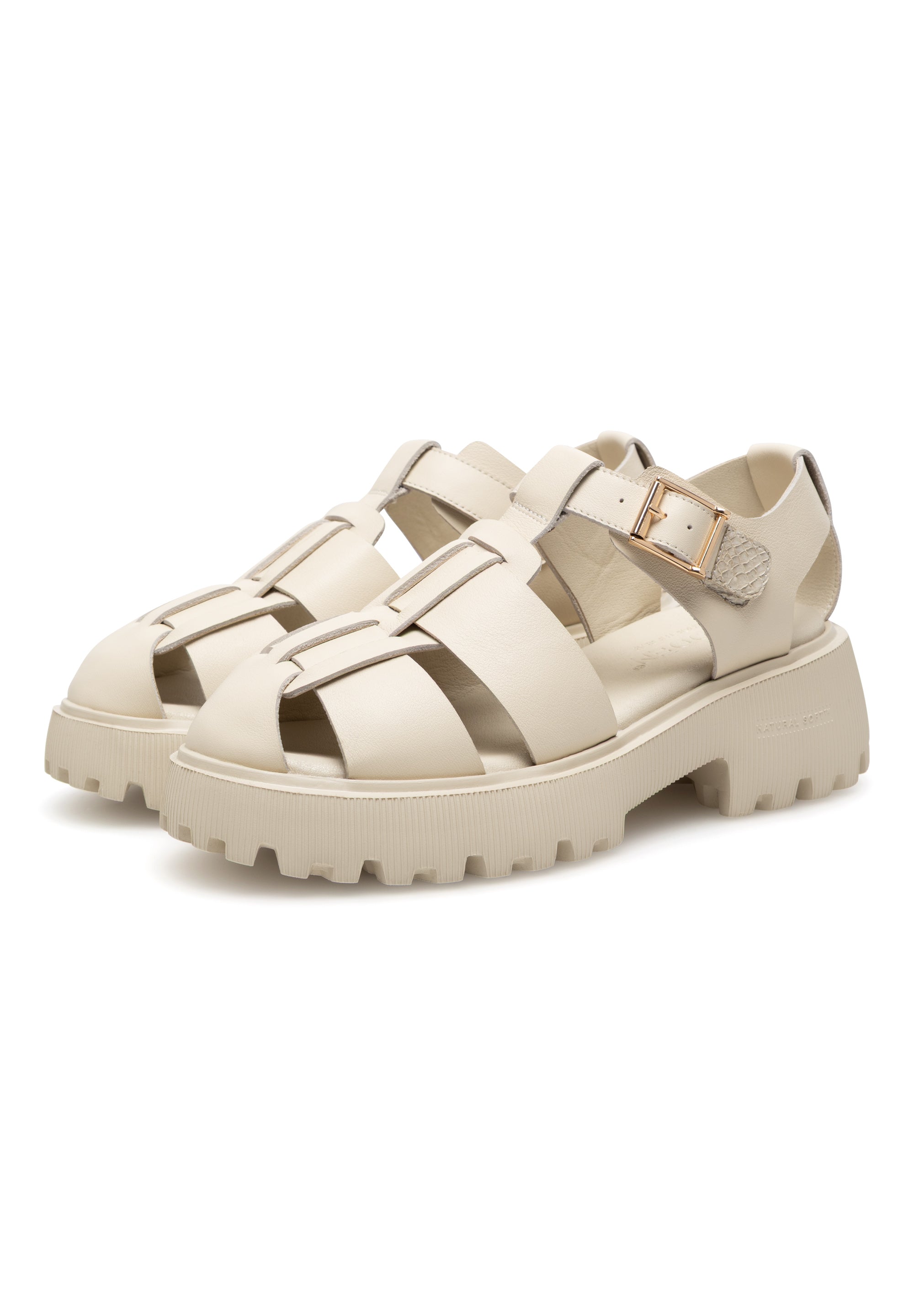 WODEN STB WOMENS Posey Fisherman Sandals 813 Ivory