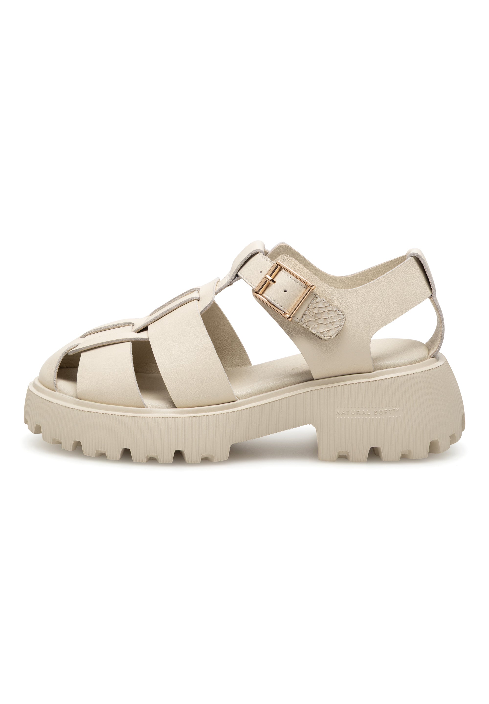 WODEN STB WOMENS Posey Fisherman Sandals 813 Ivory