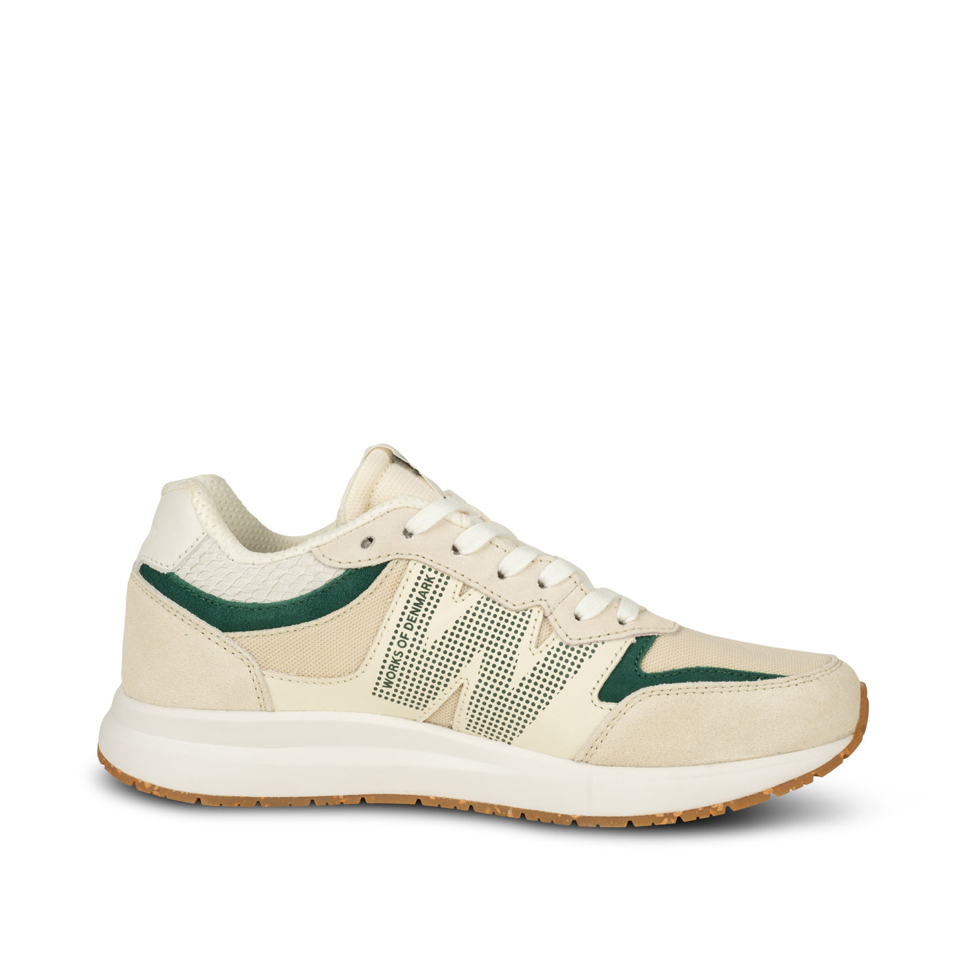 WODEN Rigmor Sneakers 199 Blanc de Blanc/Deep Forest