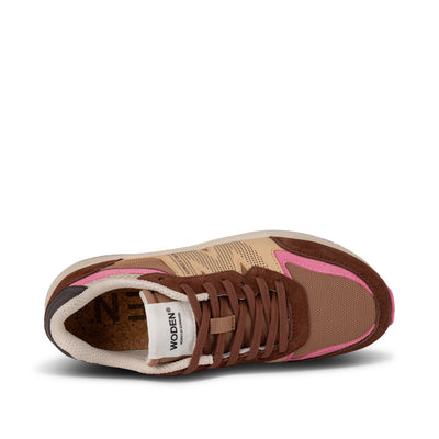 WODEN Rigmor Sneakers 314 Sepia/Aurora Pink