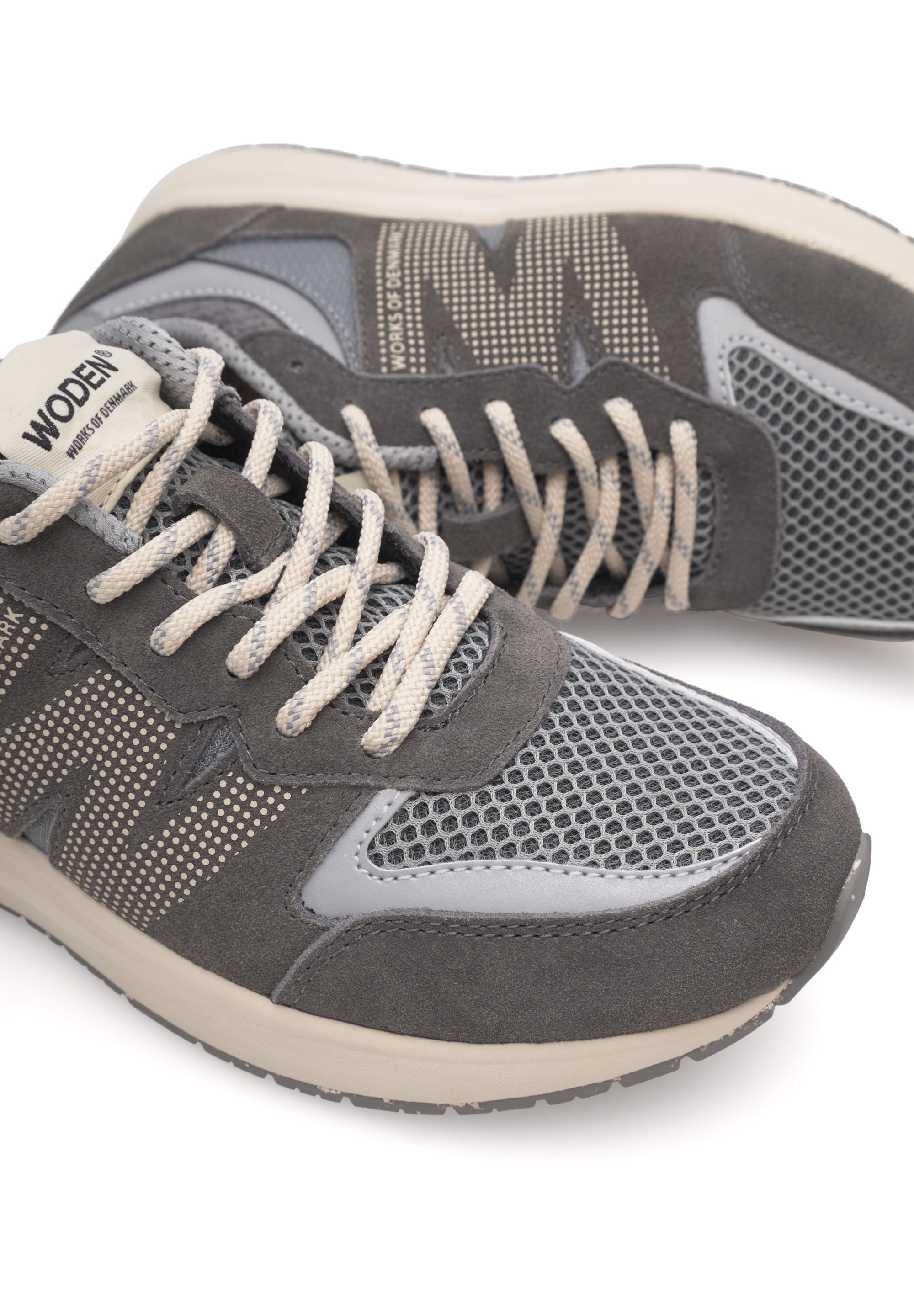 WODEN Rigmor Open Mesh Sneakers 051 Dark Grey
