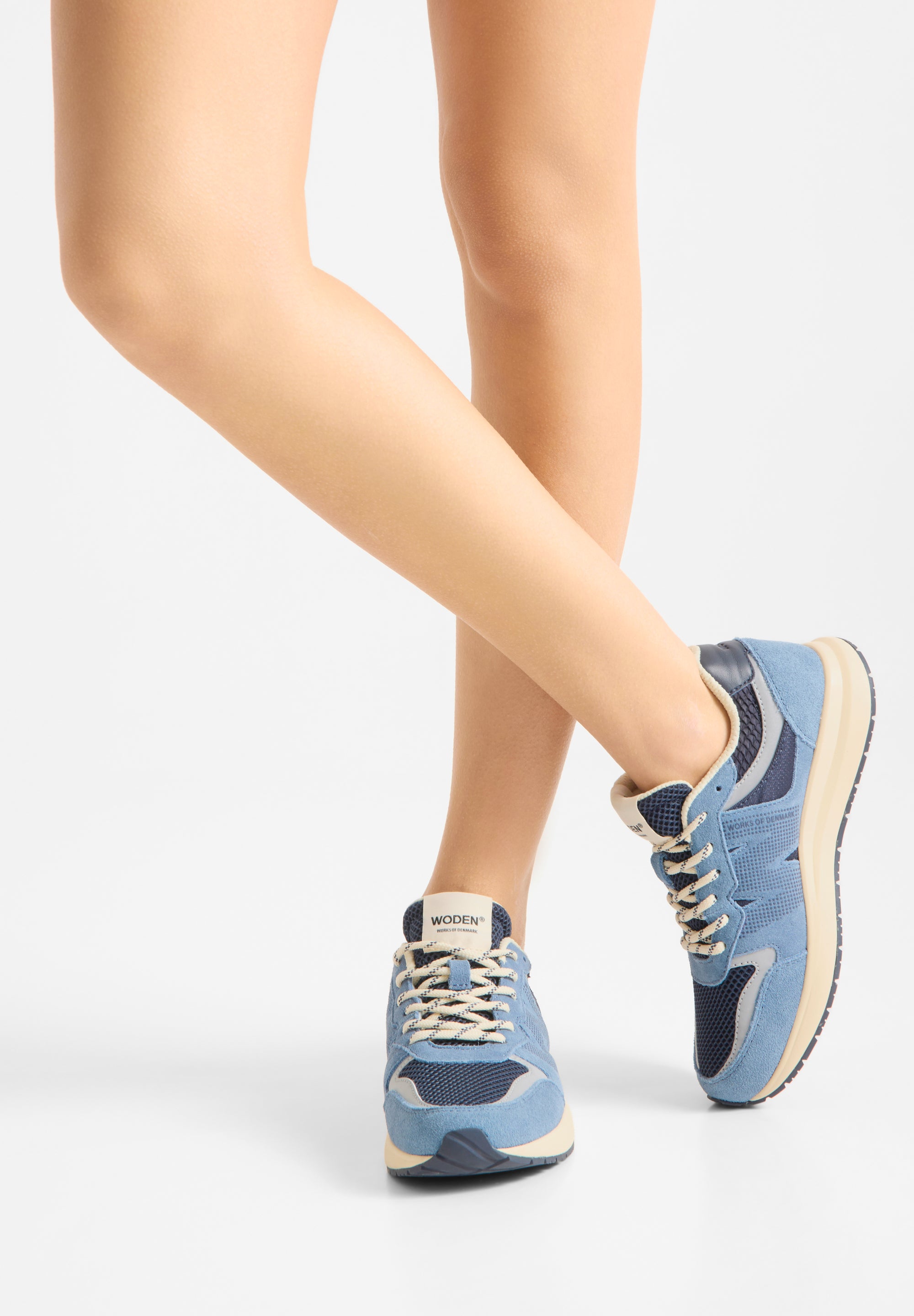 WODEN Rigmor Open Mesh Sneakers 209 Old Denim Multi