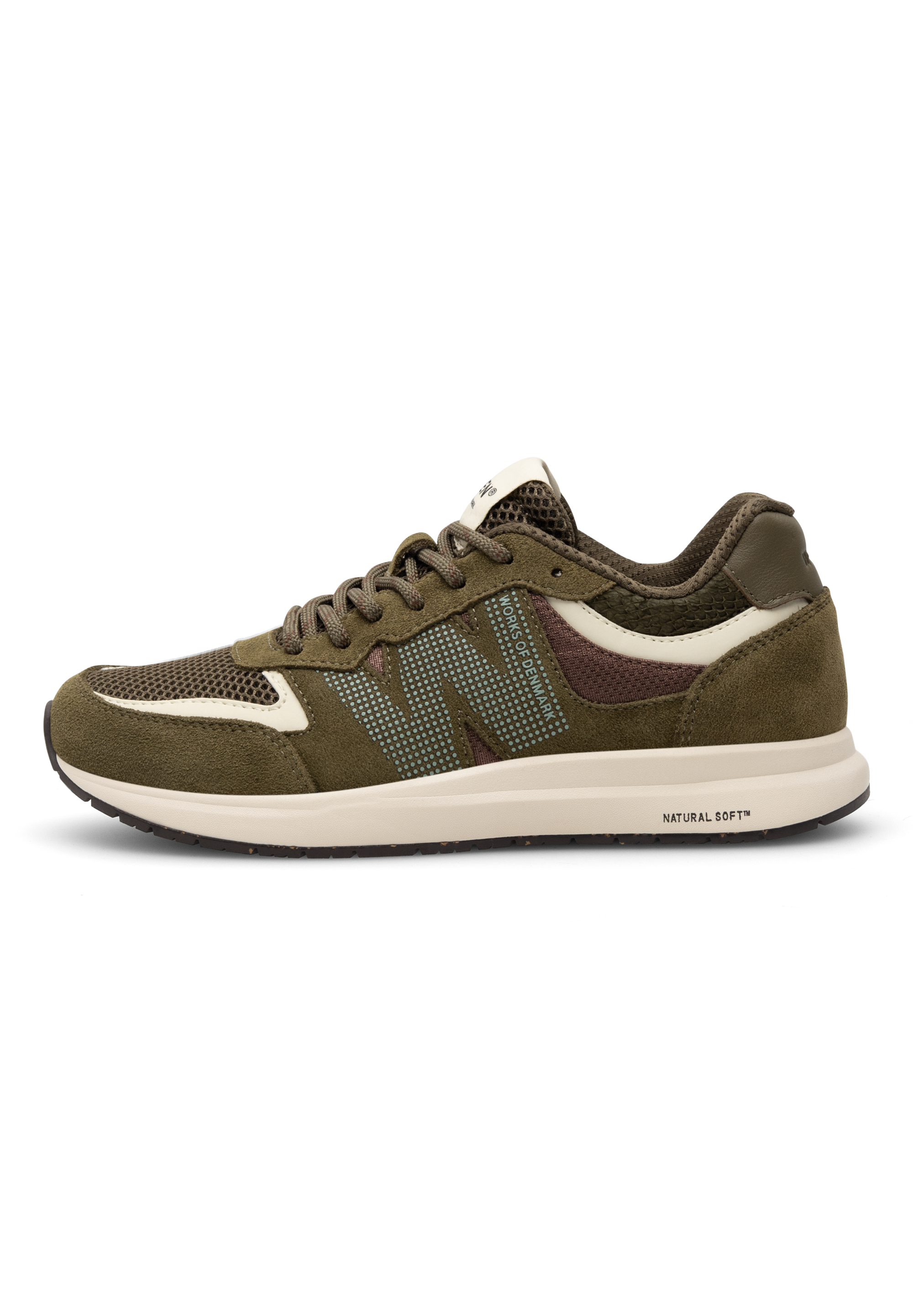 WODEN Rigmor Open Mesh Sneakers 254 Dark Olive Multi