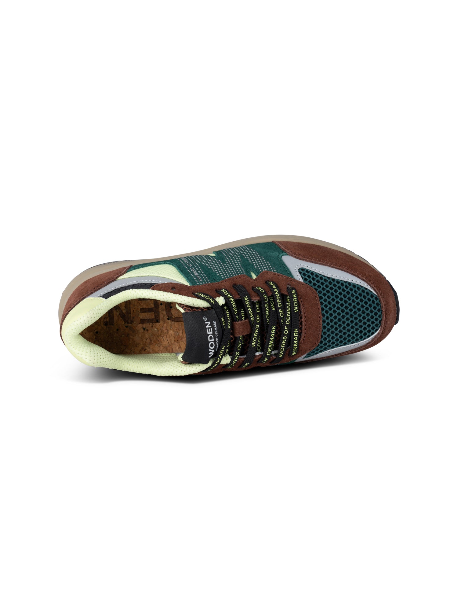WODEN Rigmor Open Mesh Sneakers 313 Sepia/Deep Forest