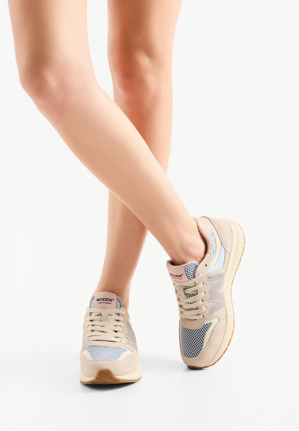 WODEN Rigmor Open Mesh Sneakers 384 Moonstone Multi