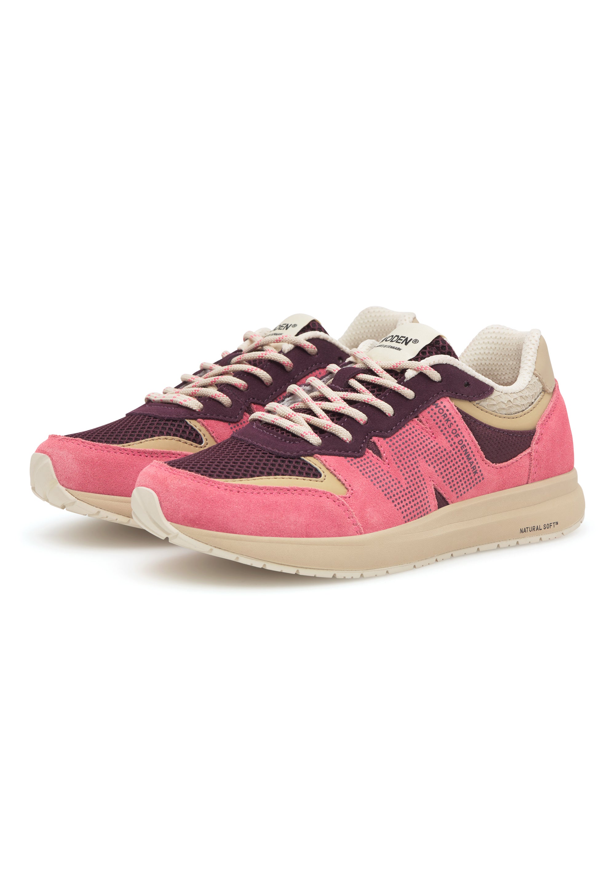 WODEN Rigmor Open Mesh Sneakers 389 Raspberry