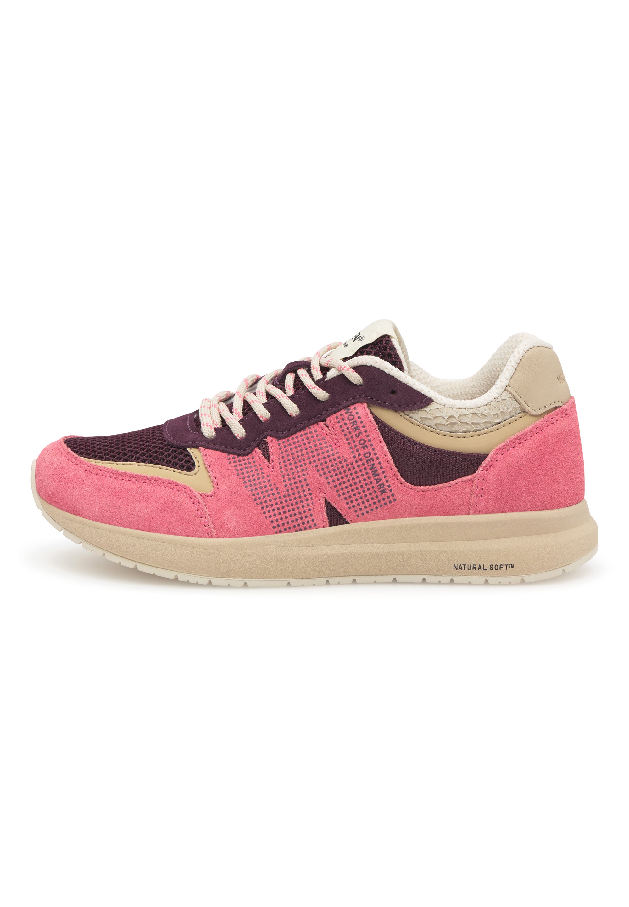WODEN Rigmor Open Mesh Sneakers 389 Raspberry